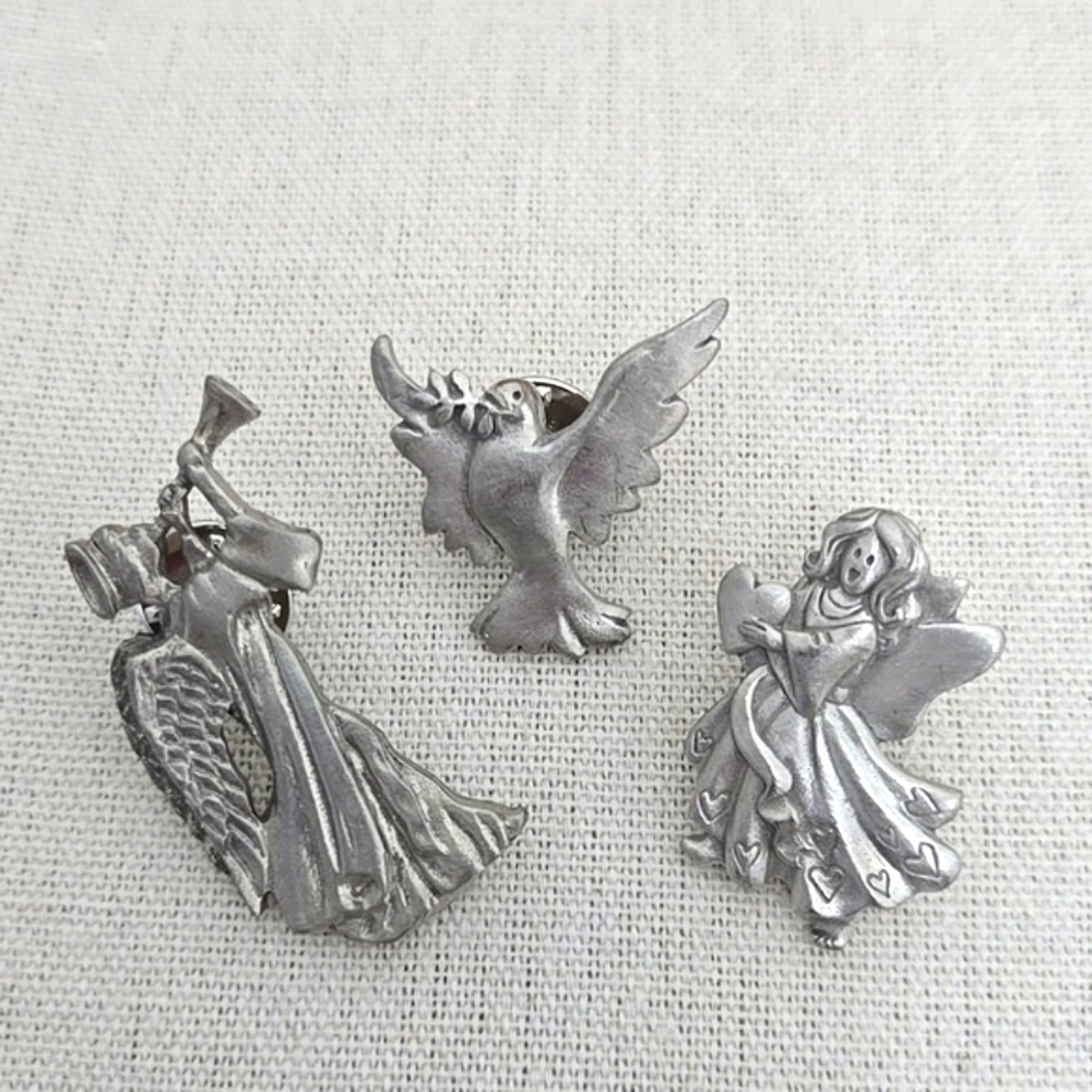 Lindsay Claire Pewter Lapel Pins